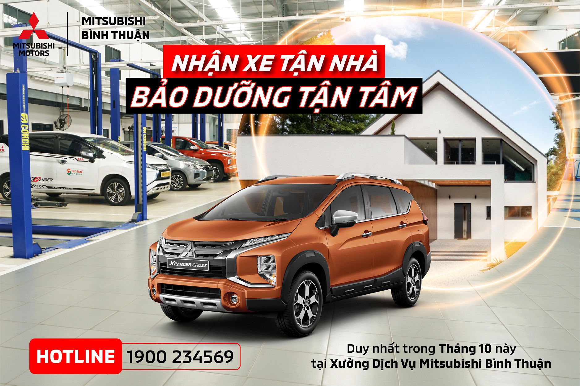 Xuong dich vu Mitsubishi Binh Thuan