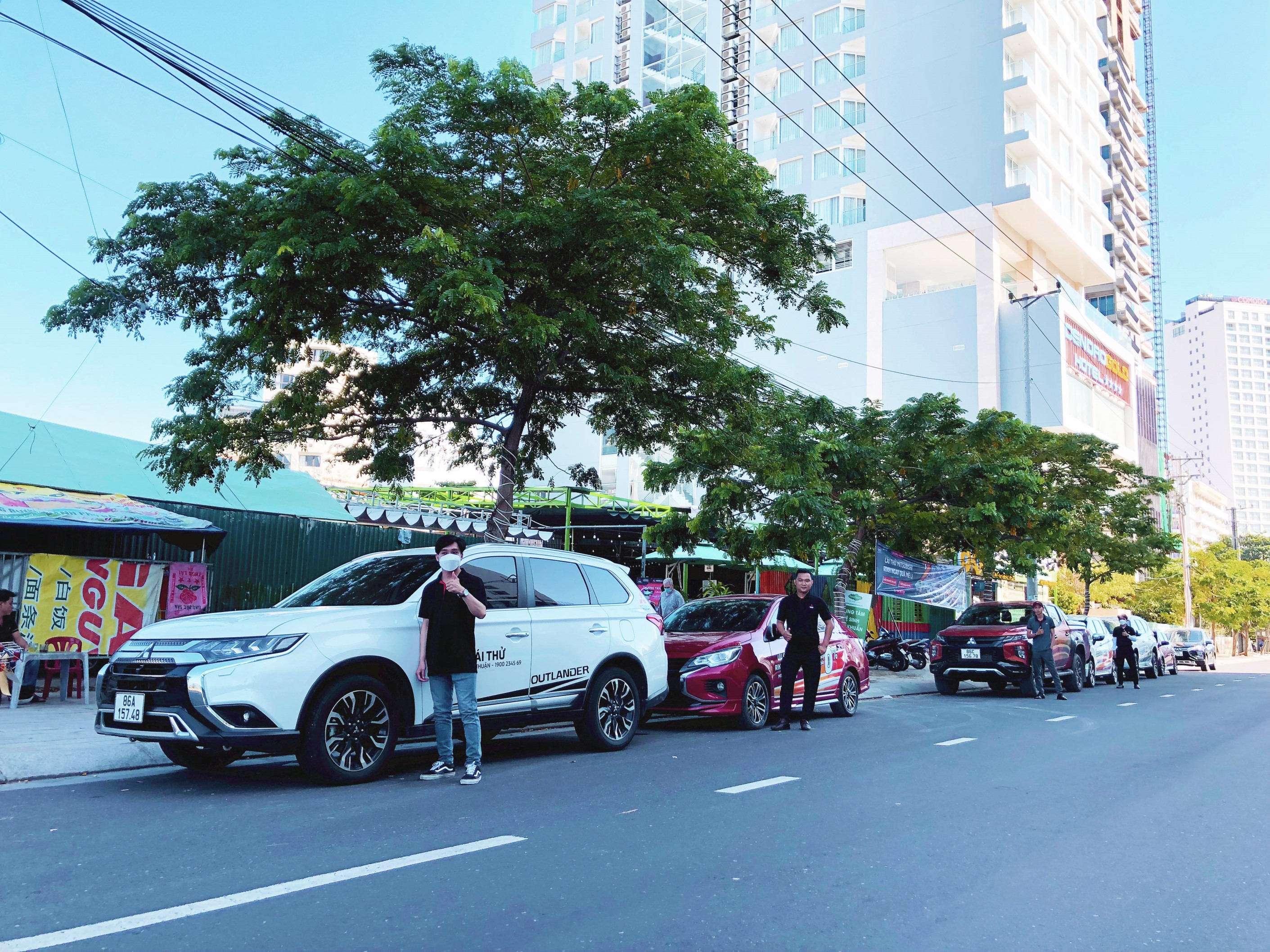 Lái thử xe Mitsubishi Nha Trang 1